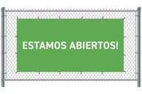 Syna Hekwerkbanner 200 X 100 cm Open Spaans Groen - FBG200-100-I705