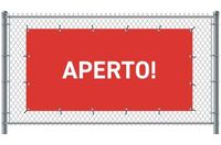 Syna Hekwerkbanner 200 X 100 cm Open Italiaans Rood - FBG200-100-I707