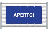 Syna Hekwerkbanner 200 X 100 cm Open Italiaans Blauw - FBG200-100-I709