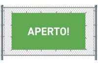 Syna Hekwerkbanner 200 X 100 cm Open Italiaans Groen - FBG200-100-I711