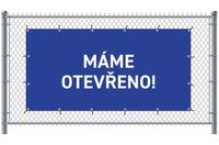 Syna Hekwerkbanner 200 X 100 cm Open Tsjechisch Blauw - FBG200-100-I715