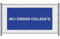 Syna Hekwerkbanner 200 X 100 cm Wij Zoeken Collega's Nederlands Blauw - FBG200-100-I727