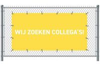 Syna Hekwerkbanner 200 X 100 cm Wij Zoeken Collega's Nederlands Geel - FBG200-100-I729