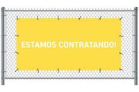 Syna Hekwerkbanner 200 X 100 cm Wij Zoeken Collega's Spaans Geel - FBG200-100-I747