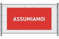 Syna Hekwerkbanner 200 X 100 cm Wij Zoeken Collega's Italiaans Rood - FBG200-100-I749