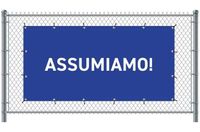 Syna Hekwerkbanner 200 X 100 cm Wij Zoeken Collega's Italiaans Blauw - FBG200-100-I751