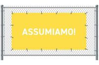 Syna Hekwerkbanner 200 X 100 cm Wij Zoeken Collega's Italiaans Geel - FBG200-100-I753