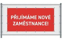 Syna Hekwerkbanner 200 X 100 cm Wij Zoeken Collega's Tsjechisch Rood - FBG200-100-I755