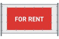 Syna Hekwerkbanner 200 X 100 cm te Huur Engels Rood - FBG200-100-I761