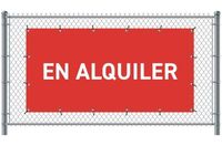 Syna Hekwerkbanner 200 X 100 cm te Huur Spaans Rood - FBG200-100-I769