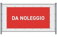 Syna Hekwerkbanner 200 X 100 cm te Huur Italiaans Rood - FBG200-100-I771
