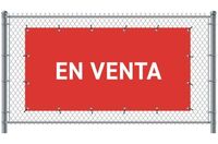 Syna Hekwerkbanner 200 X 100 cm te Koop Spaans Rood - FBG200-100-I783