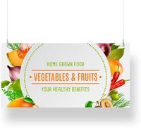 Syna Overhead Banners 50 X 100 cm KAPA® 5 mm Dubbelzijdig - FBH500X1000D-KP5