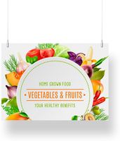 Syna Overhead Banners 50 X 70 cm KAPA® 5 mm Dubbelzijdig - FBH500X700D-KP5