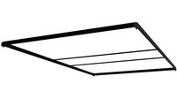 Syna FFWRFBL150X250 FlexFrame Dak 150 x 250 cm Zwart (incl. Extension Set 50 cm)
