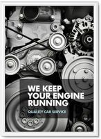 Syna 25 mm Kliklijst Rechte Hoeken 50 X 70 cm Wit - KR50X70G25C9003