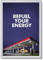 37 mm Design Kliklijst Compasso® Rechte Hoeken A0 Weerbestendig - KRA0G37WR