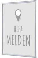 Syna Kliklijst A1 Complete Set hier Melden Grijs Nederlands - KRA1G25LPPI449