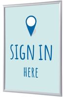 Syna Kliklijst A1 Complete Set hier Melden Blauw Engels - KRA1G25LPPI452