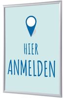 Syna Kliklijst A1 Complete Set hier Melden Blauw Duits - KRA1G25LPPI454