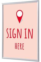 Syna Kliklijst A1 Complete Set hier Melden Rood Engels - KRA1G25LPPI456