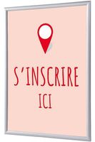 Syna Kliklijst A1 Complete Set hier Melden Rood Frans - KRA1G25LPPI586