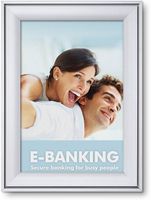 37 mm Design Kliklijst Compasso® Rechte Hoeken A3 Weerbestendig - KRA3G37WR