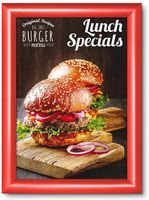 Syna 25 mm Kliklijst Rechte Hoeken A4 Rood - KRA4G25C3020