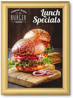 Syna 25 mm Kliklijst Rechte Hoeken A4 Goud - KRA4G25GOLD