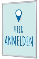 Syna Kliklijst A4 Complete Set hier Melden Blauw Duits - KRA4G25LPPI454