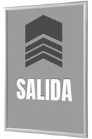 Syna Kliklijst A4 Complete Set Uitgang Grijs Spaans - KRA4G25LPPI476