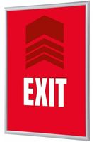 Syna Kliklijst A4 Complete Set Uitgang Rood Engels - KRA4G25LPPI481