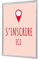 Syna Kliklijst A4 Complete Set hier Melden Rood Frans - KRA4G25LPPI586