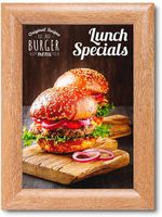 Syna 25 mm Kliklijst Rechte Hoeken A5 Hout - KRA5G25LB