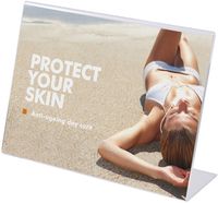 Syna L Standaard Menuhouder Acryl Liggend A4 - LA4PXS