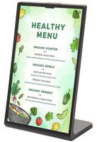 Scritto® Menustandaard L Zwart A6 - LA6PBLACK