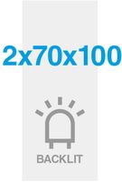 Syna Premium Backlit Film 285g/m² Satijnen Oppervlak 70 X 200 cm - LBP2X70X100S200