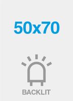 Syna Premium Backlit Film 285g/m² Satijnen Oppervlak 50 X 70 cm - LBP50X70S200