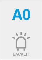 Syna Premium Backlit Film 285g/m² Satijnen Oppervlak A0 - LBPA0S200