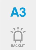 Syna Premium Backlit Film 285g/m² Satijnen Oppervlak A3 - LBPA3S200