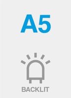 Syna LBPA5S200 Premium Backlit Film 285g/m² Satijnen Oppervlak A5