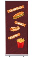 Syna Roll-Banner Budget 85 Complete Set Snacks Duits - RBB085LSFI316