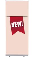 Syna Roll-Banner Budget 85 Complete Set Nieuw Rood Engels - RBB085LSFI342