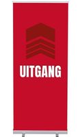 Syna Roll-Banner Budget 85 Complete Set Uitgang Rood Nederlands - RBB085LSFI383