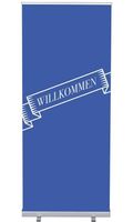 Syna Roll-Banner Budget 85 Complete Set Welkom Blauw Duits - RBB085LSFI396