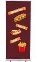 Syna Roll-Banner Budget 85 Complete Set Snacks Frans - RBB085LSFI551