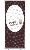 Syna Roll-Banner Budget 85 Complete Set Koffie To Go Frans - RBB085LSFI553