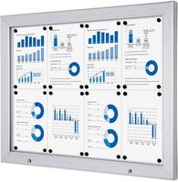 Syna Vergrendelbaar Notitiebord Outdoor Alpha SCA 8 X A4 - SCA8XA4