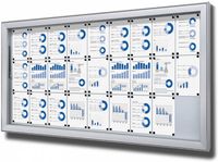 Syna Vergrendelbaar Notitiebord Outdoor Extra Deep 27x A4 - SCL27XA4PH