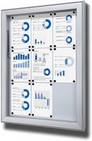 Syna Vergrendelbaar Notitiebord Outdoor Extra Deep 9x A4 - SCL9XA4PH